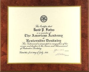 American Academy Restorative Dentistry Membership